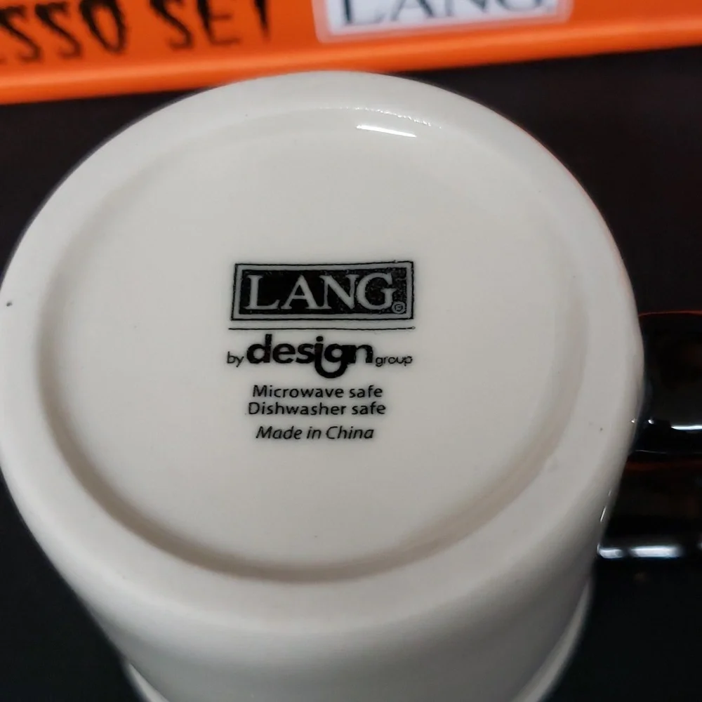 Lang NWT Halloween Espresso Set, Halloween Characters Design